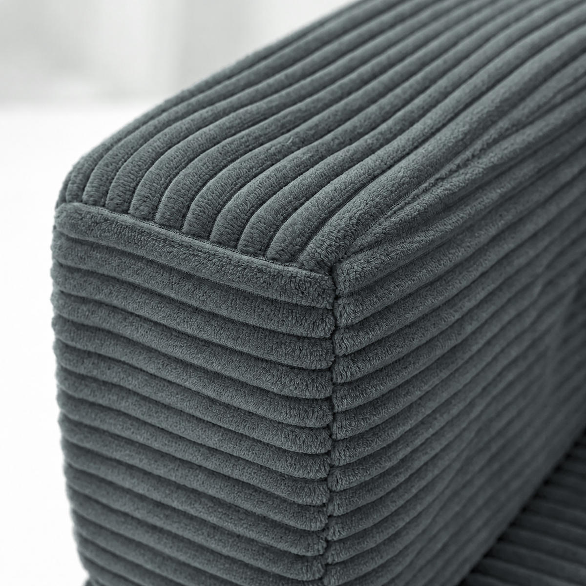KINDERSOFA Anthrazit modular 10-tlg. - Anthrazit, Kunststoff/Textil (108/32/50cm) - Relaxdays