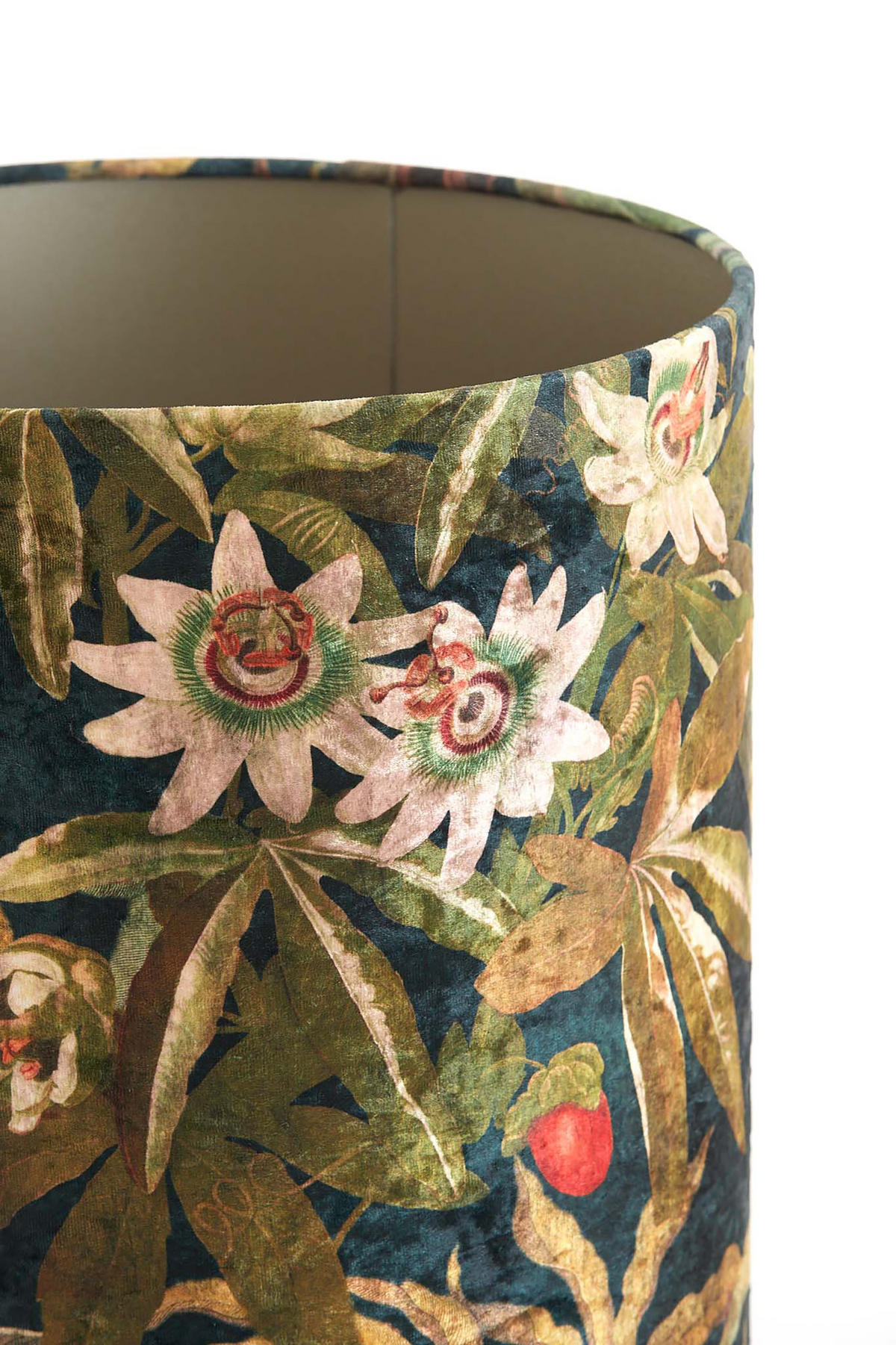 LAMPENSCHIRM Passion Grün Ø30/32 cm - Grün, Textil (30/30/32cm) - Light & Living