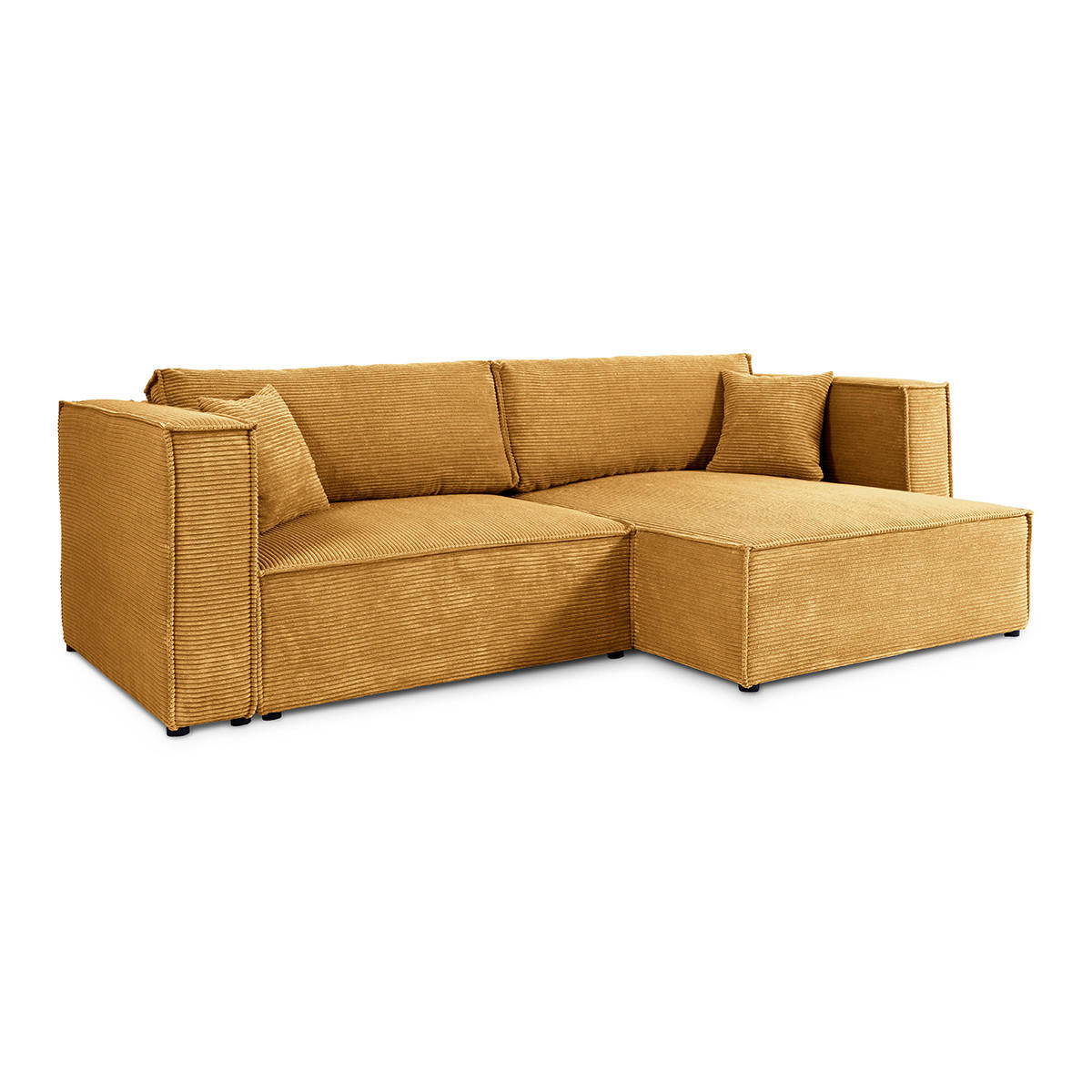 SOFA Jimmy 3 Sitzplätze Gelb - Gelb, Holz (245/77/148cm) - Petits-meubles