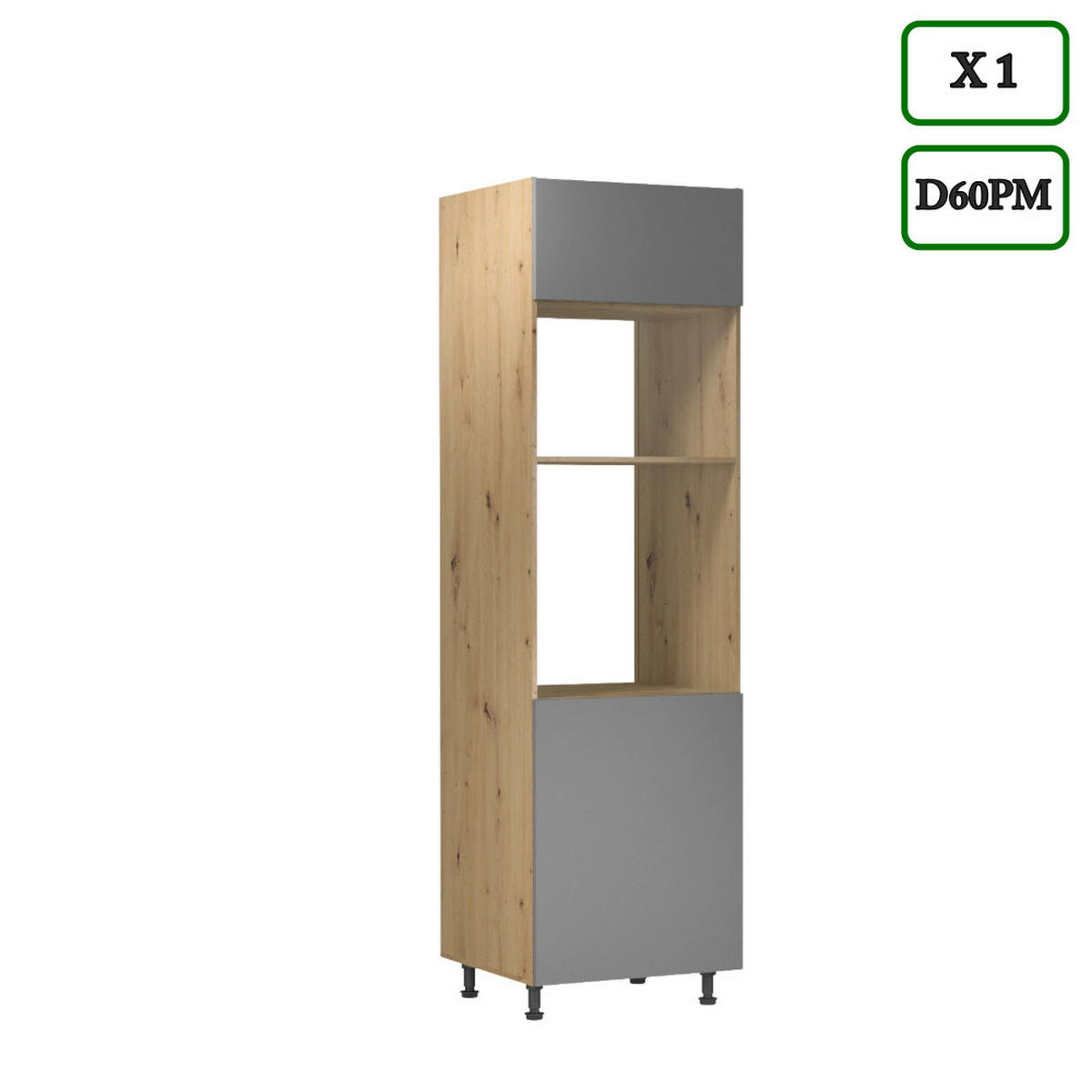 WINKELKÜCHE 330 cm - Langen K100-M330 - in Beige/Matt - Beige, Holz (330/212/210cm)