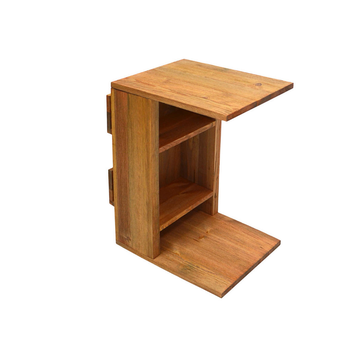 BEISTELLTISCH für den Laptop aus Eichenholz - Eichefarben, Holz (50/40/65cm) - Rawood Furniture