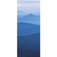 FOTOTAPETE Berge-Panel 100 x 250 cm - Blau, Papier (100/250cm) - Sanders & Sanders