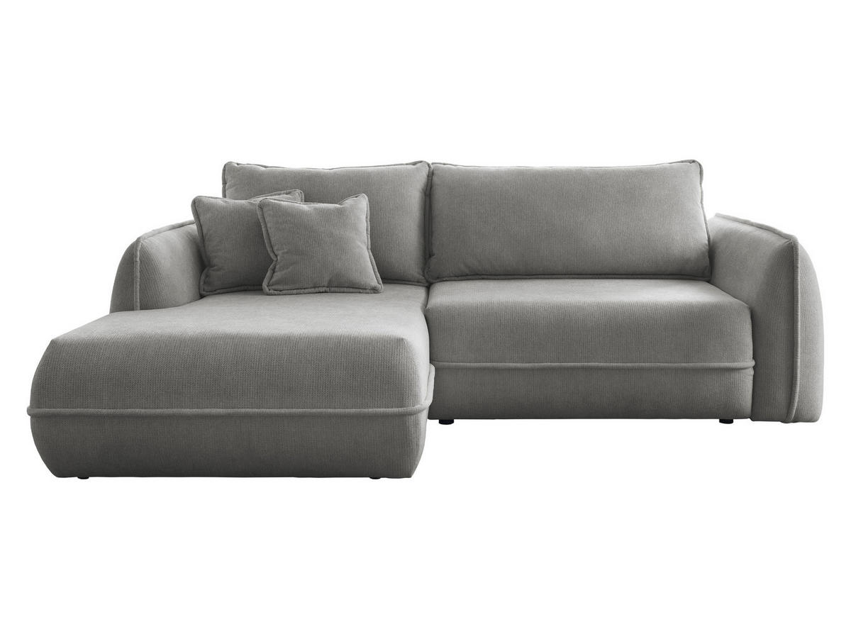 ECKSOFA Moho, Seite: Links - Schwarz/Grau, Holz/Kunststoff (254/162cm) - MIRJAN24