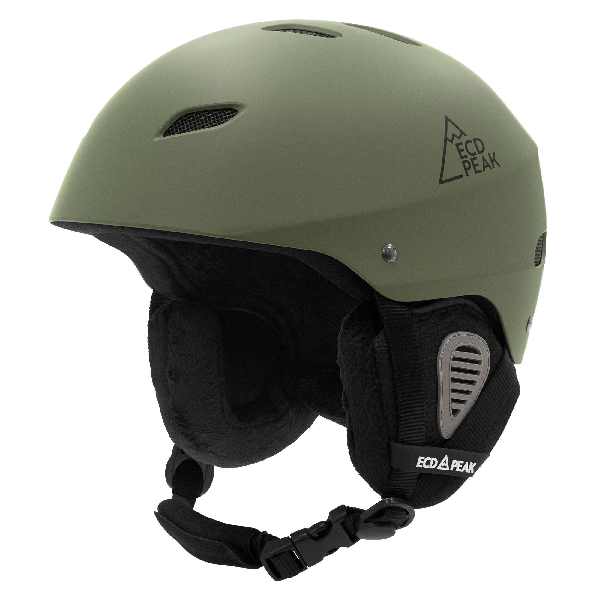 SKIHELM für Herren und Damen Snowboardhelm robust Grün M 55-58 cm - Grün, Kunststoff (29/23cm) - ECD-Germany