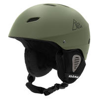 LYŽAŘSKÁ PŘILBA pro muže a ženy, robustní snowboardová přilba, zelená, velikost L (58–61 cm) - zelená barva, plast (30/24cm) - ECD-Germany