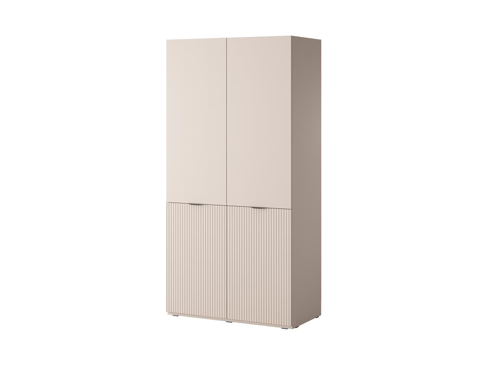 Bettso Kleiderschrank Beige 101x200x51 cm