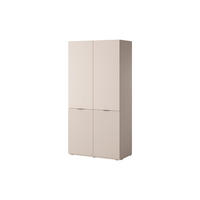 KLEIDERSCHRANK Sandbox Nova Beige, Drehtürenschränk - Beige, Holzwerkstoff (101/200/51cm) - Bettso
