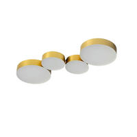 DECKENLEUCHTE Skavi, Gold / Messing, 47cm - Goldfarben, Metall (47/17/3cm) - KOSILUM