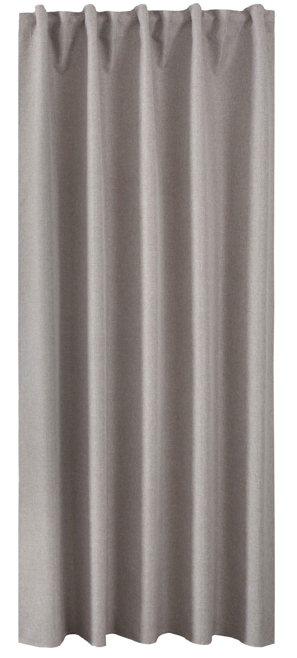 VORHANG BOSTON DARK HxB 175x140 cm Taupe - Taupe, Textil (140/175cm) - Gardinenbox