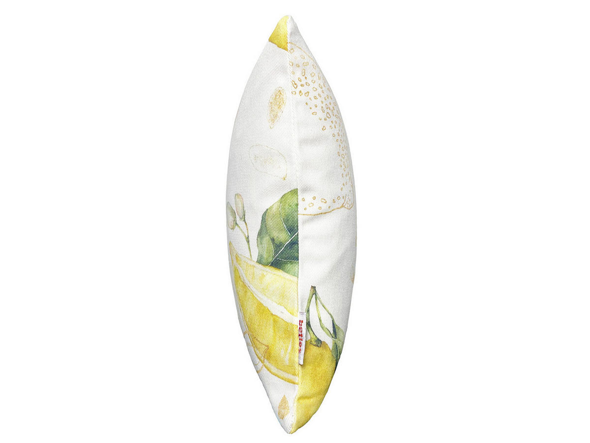 KISSENHÜLLE Italy Collection Zitronen 25/35 cm - Ecru/Gelb, Textil (25/35cm) - beties Heimtextil