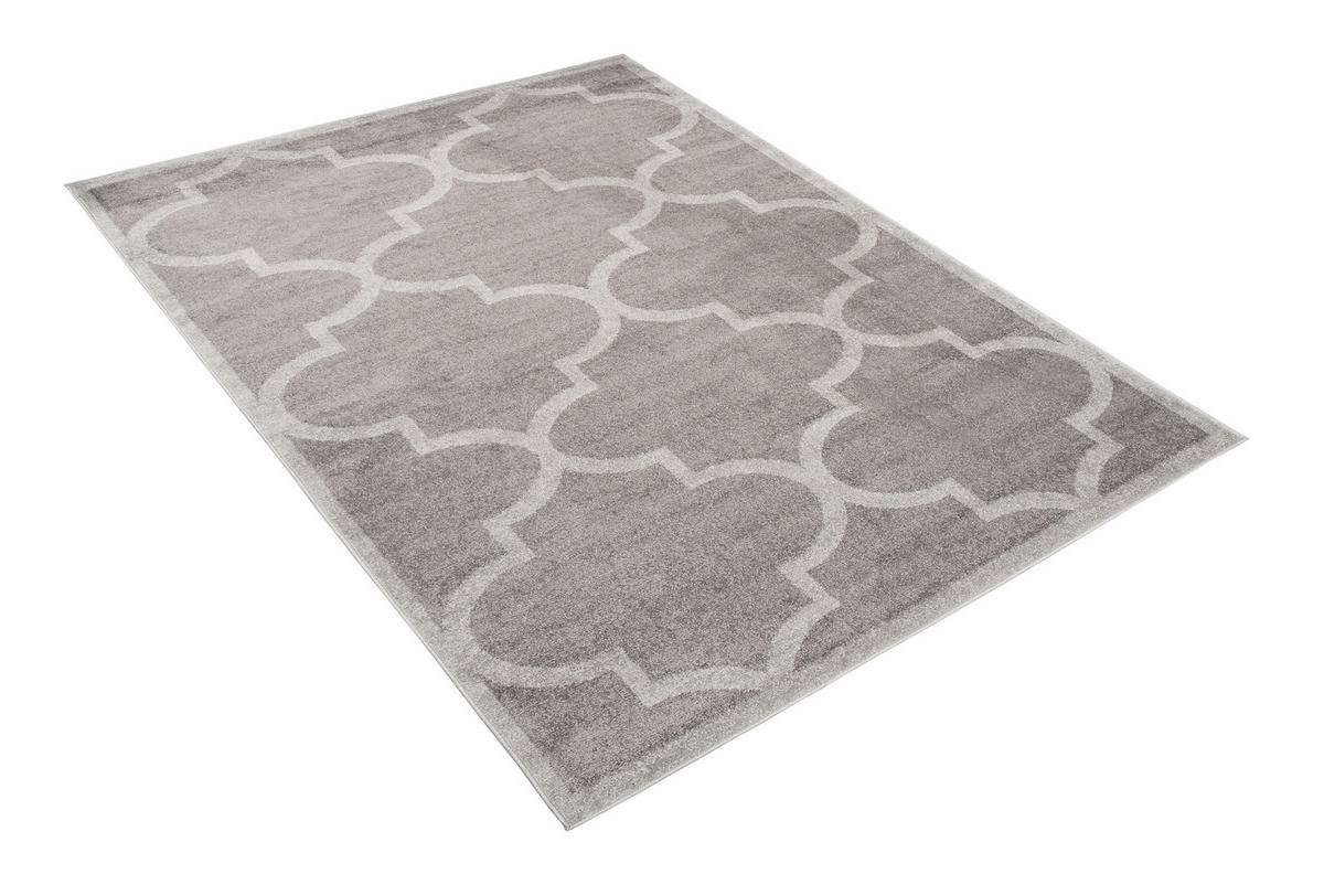TEPPICH LAZUR Grau 140/190 cm - Taupe, Kunststoff (140/190cm) - Tapiso