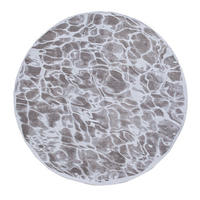 TEPPICH Grit Meditation Swim 240/240 cm - Grau, Kunststoff/Textil (240/240cm) - Louis De Poortere