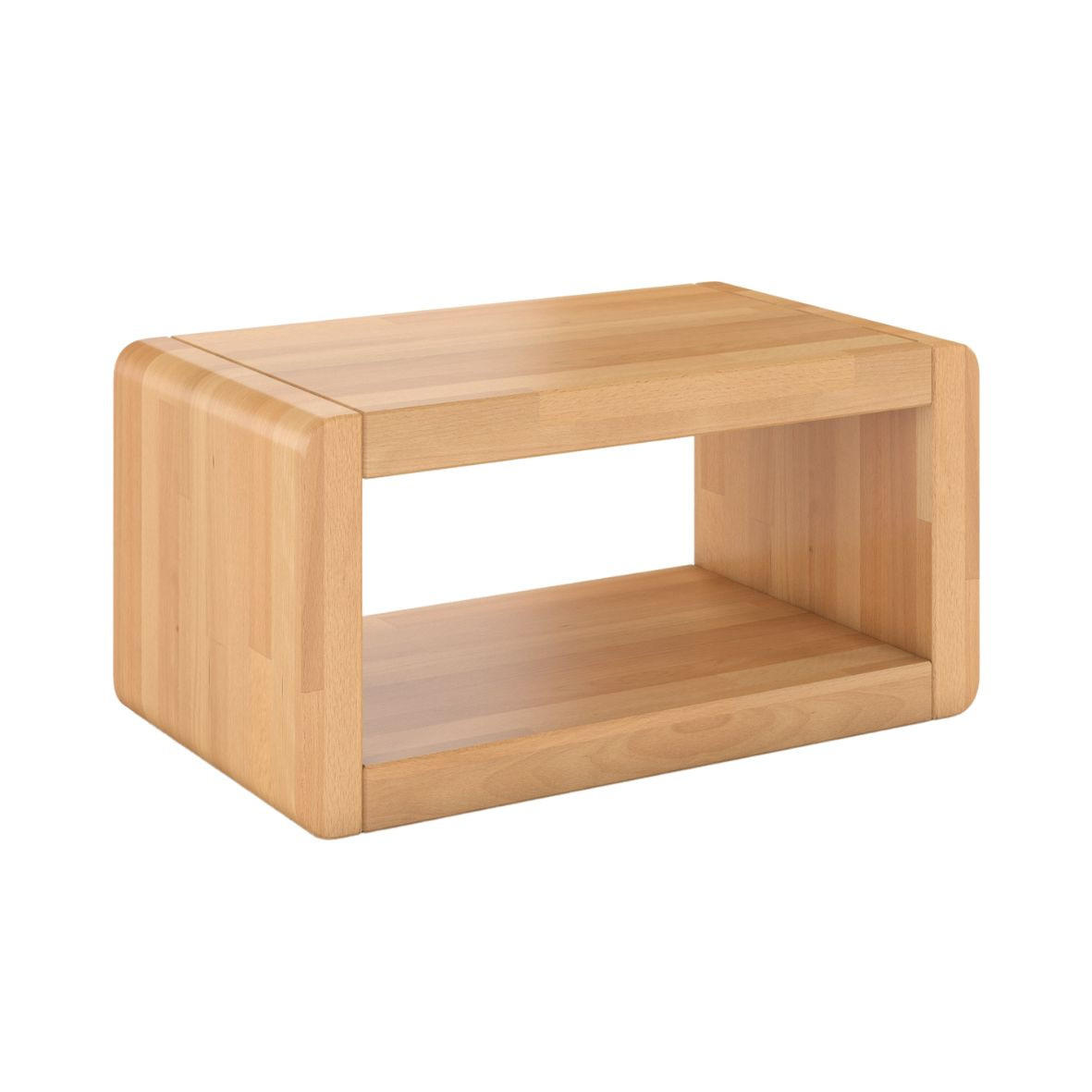 MASSIVHOLZNACHTTISCH Boverio, Buche - lackiert, Naturfarben - Buchefarben, Holz (50/25/30cm) - Visby
