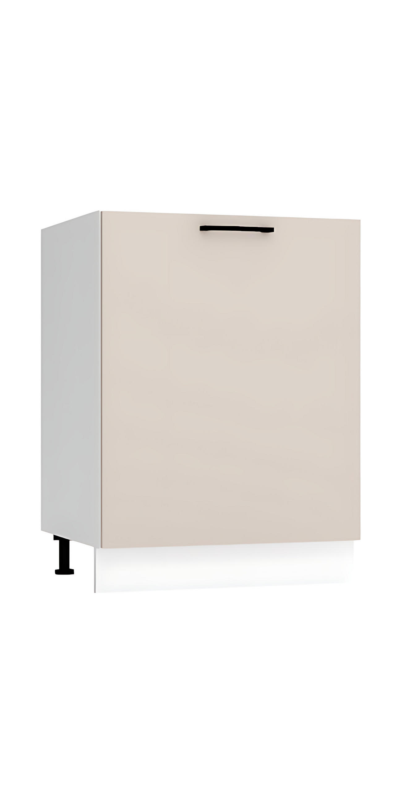 SPÜLENUNTERSCHRANK D60ZL P/L - Morvex - Moderne Küchen Gestaltung - Beige, Holz/Metall (60/82/52.4cm) - ROYAL24_MARKT