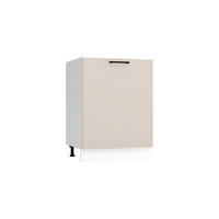 SPÜLENUNTERSCHRANK D60ZL P/L - Morvex - Moderne Küchen Gestaltung - Beige, Holz/Metall (60/82/52.4cm) - ROYAL24_MARKT