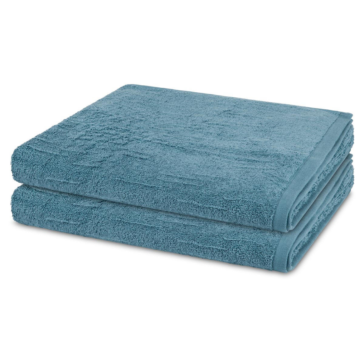 DUSCHTUCH Premium 2er-Set - Blau, Textil (70/140cm) - Ross