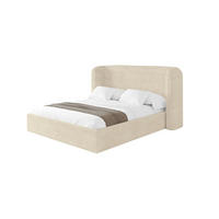 POLSTERBETT mit Bettkasten und Lattenrost, Boxbett ohne Matratze - ESTI 160x200 Beige - Beige, Holzwerkstoff/Textil (160/200cm) - ALTDECOR