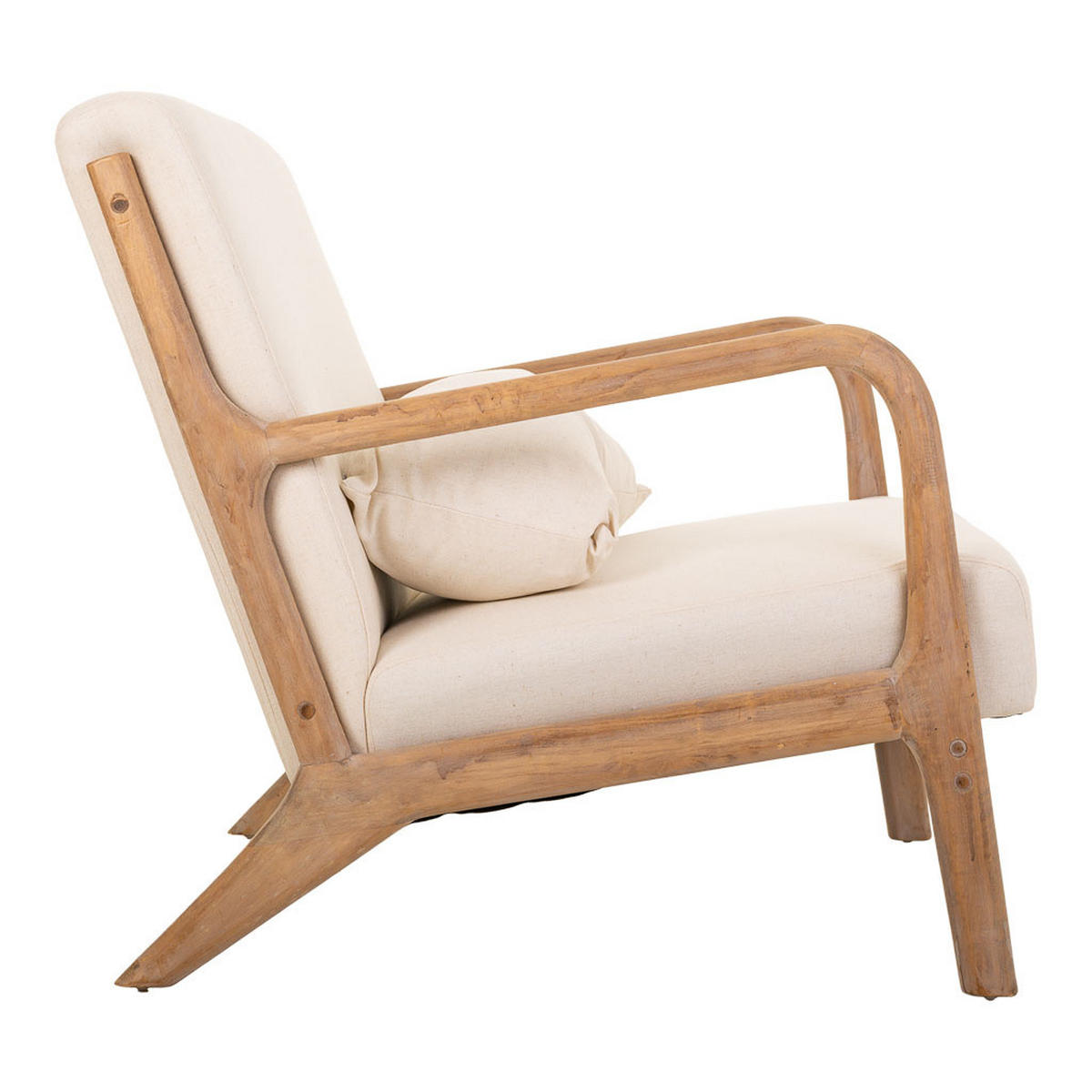 ARMLEHNSSESSEL aus Holz 66x85x74 cm - Braun, Holz (66/74/85cm) - Wanderlust