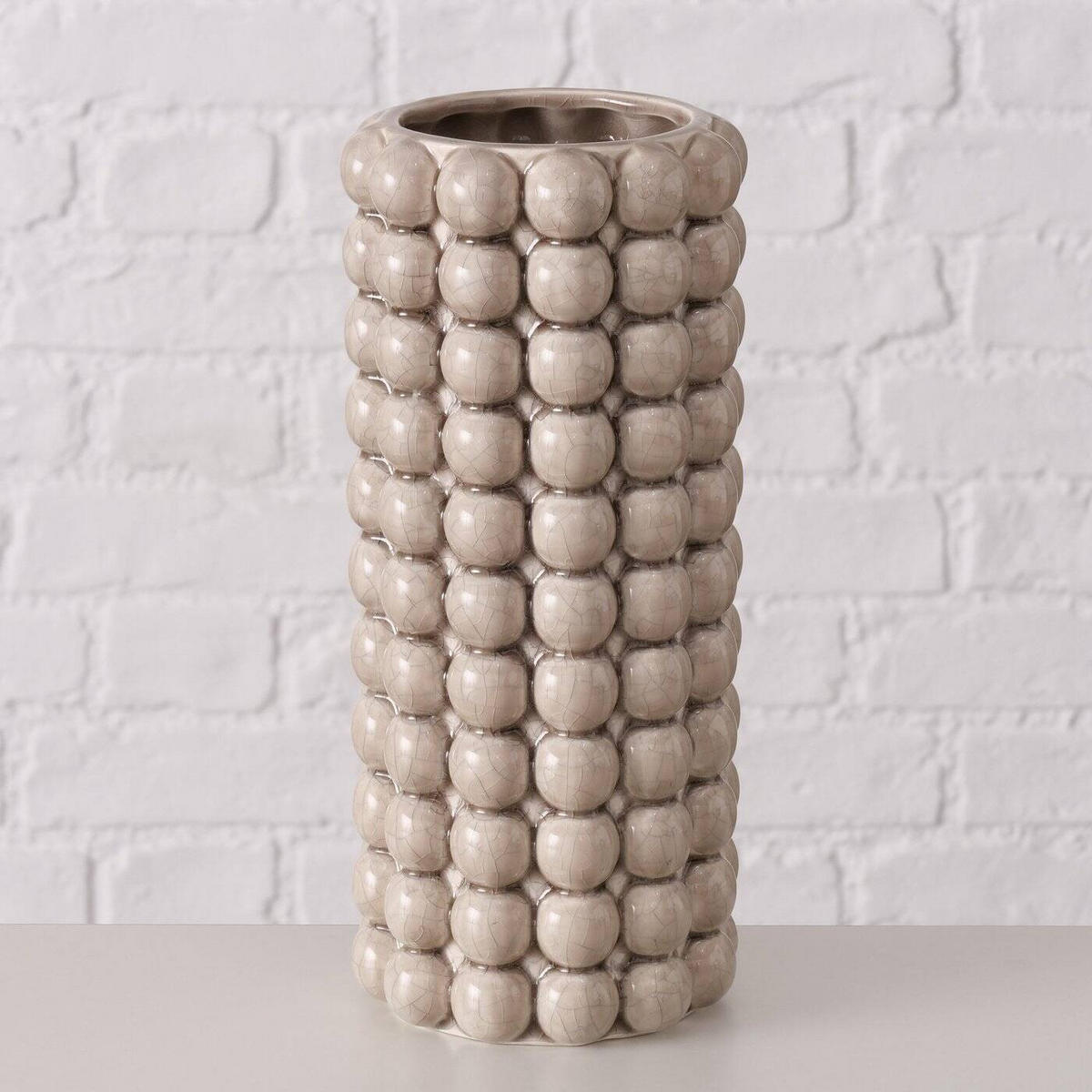 VASE Morten 25 cm - Beige, Keramik (25cm) - Boltze Home