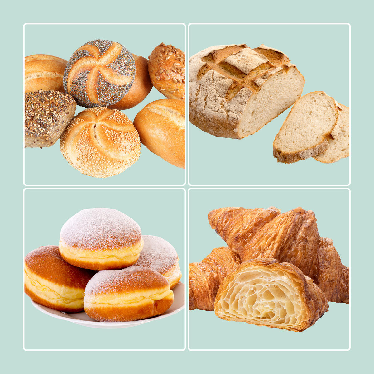 BROTKASTEN - Weiß, Metall (42/17/24cm) - Relaxdays