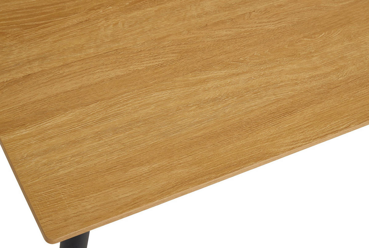ESSTISCH Mogest 140 cm - Beige, Holzwerkstoff/Metall (85/140/75cm) - Selsey