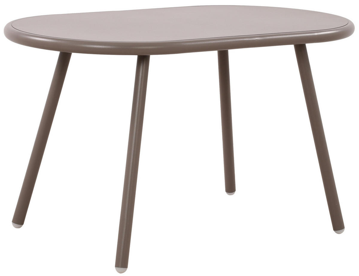 GARTENSITZGRUPPE Kunststoff Taupe (5-teilig) - Taupe, Kunststoff - CLP