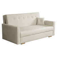 SCHLAFSOFA Viva Sonic IV - Beige/Schwarz, Holz/Textil (173/85/100cm) - MIRJAN24