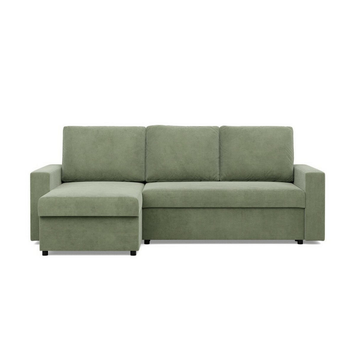 ECKSOFA Neo mit gerader Armlehnen olivgrün - Olivgrün, Textil (231/140cm) - SIMKAM Furniture