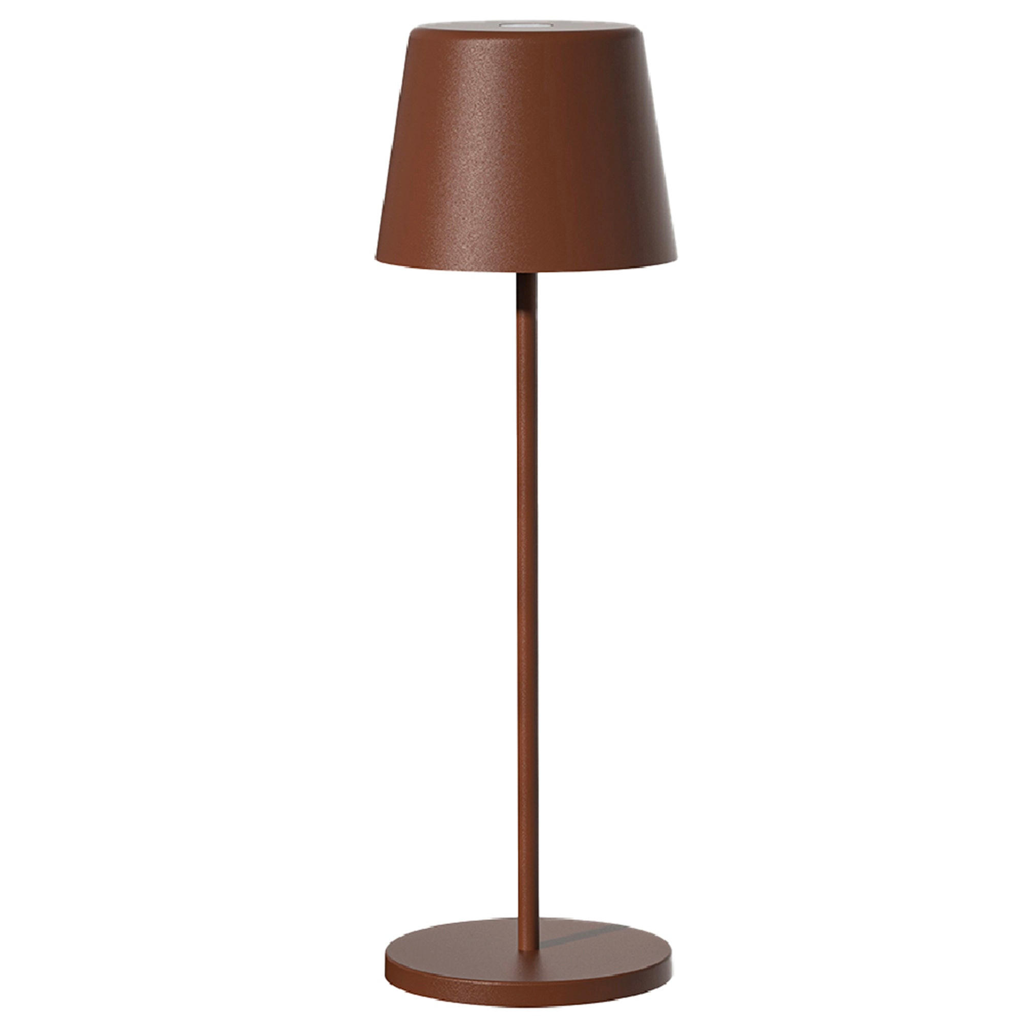 TOUCH-TISCHLAMPE KELLY braun - Braun, Metall (11.3/11.3/38cm) - Lumisky
