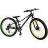 KINDERFAHRRAD Gradient - Jungen - 26 Zoll - 7-Gang - Scheibenbremse - Schwarz - Gelb/Schwarz, Metall (77cm) - TPFSports
