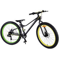 KINDERFAHRRAD Gradient - Jungen - 26 Zoll - 7-Gang - Scheibenbremse - Schwarz - Gelb/Schwarz, Metall (77cm) - TPFSports