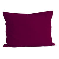KISSENBEZUG Basic 100% Baumwolle hibiskus 60/40 cm - Beere, Textil (40/60cm) - beties Heimtextil