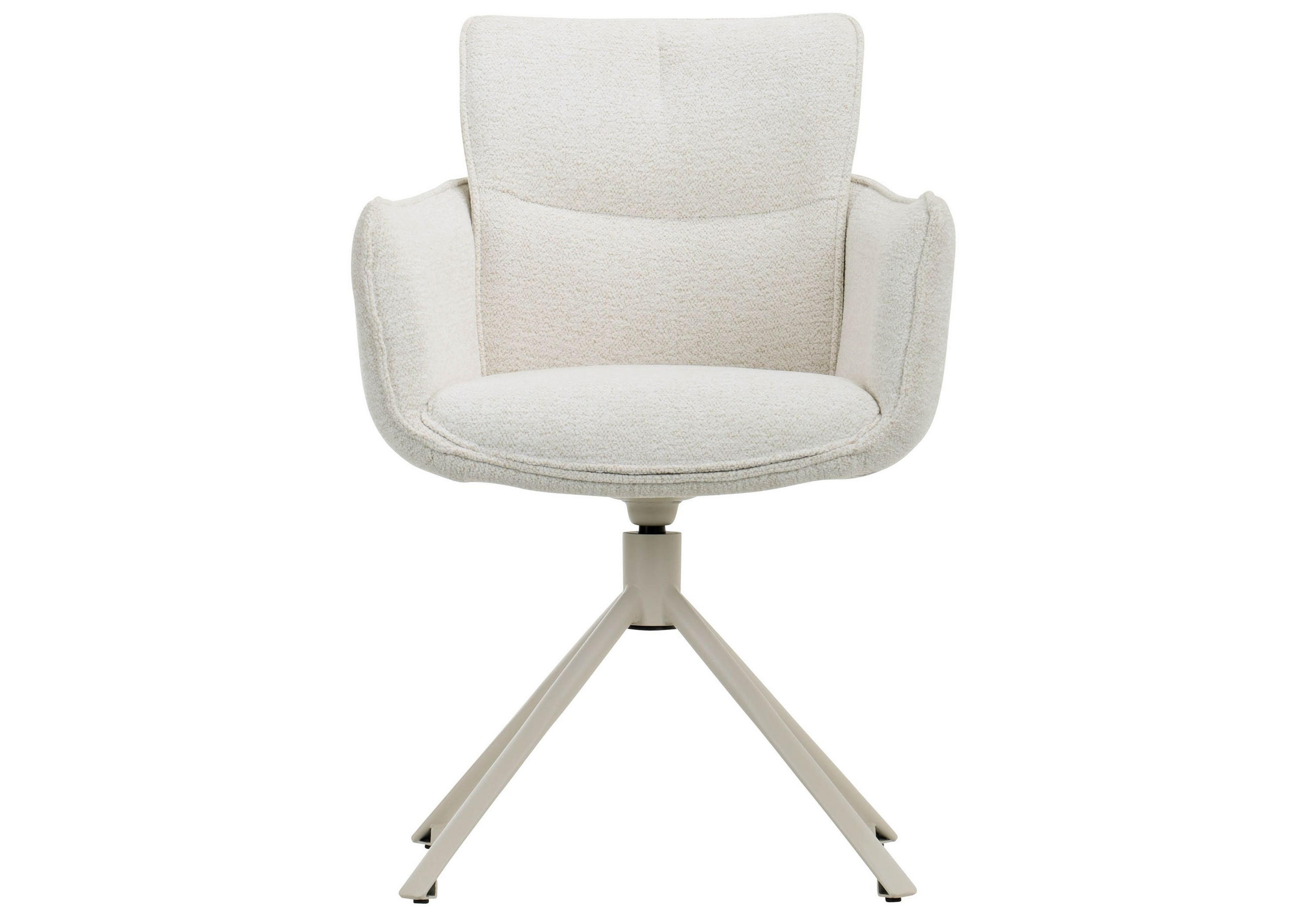 STUHL 100% Polyester 59 x 64 x 87 cm beige POLSTERSTÜHLE #02 - Beige, Kunststoff (59/87/64cm) - Massivmoebel24