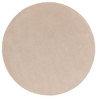 HOCHFLOR LUXUS VELOURS TEPPICH TOUCH RUND - Naturfarben, Textil (100/100cm) - Snapstyle