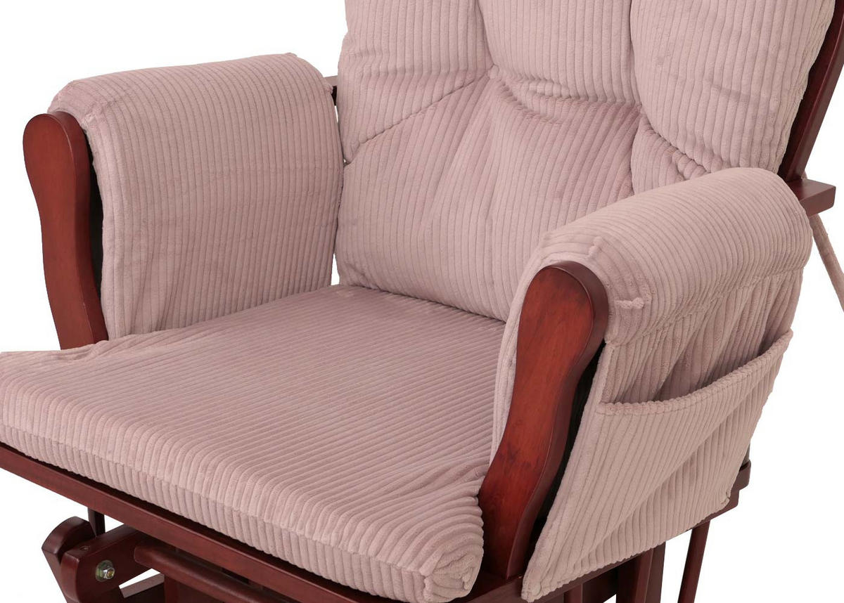 RELAXSESSEL Altrosa, Braun - Altrosa/Braun, Textil (74/103/71cm) - MCW