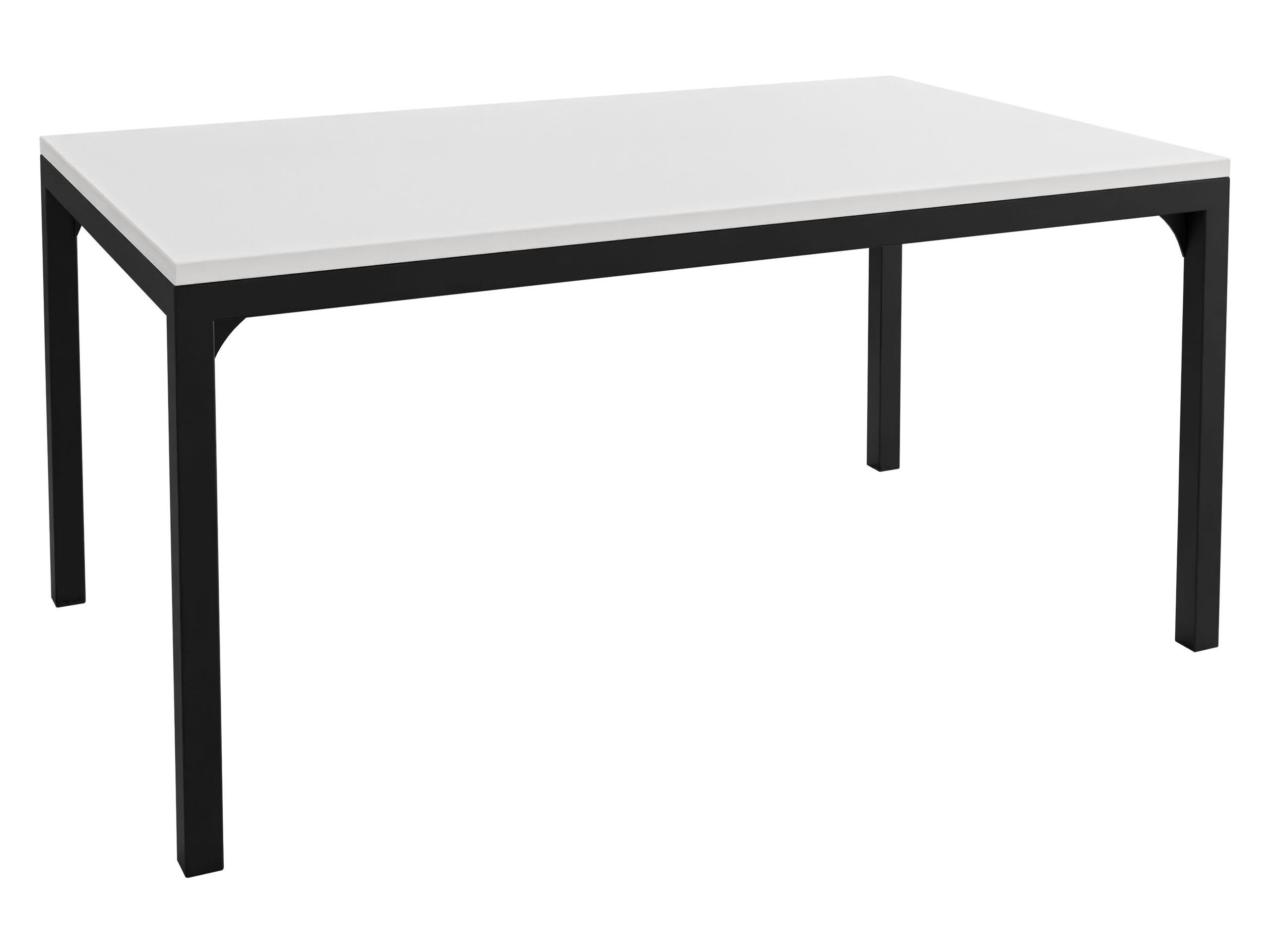 COUCHTISCH Mocca 1 - Schwarz/Weiß, Holzwerkstoff/Metall (60/100/50cm) - MIRJAN24