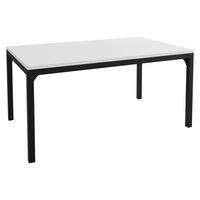 COUCHTISCH Mocca 1 - Schwarz/Weiß, Holzwerkstoff/Metall (60/100/50cm) - MIRJAN24