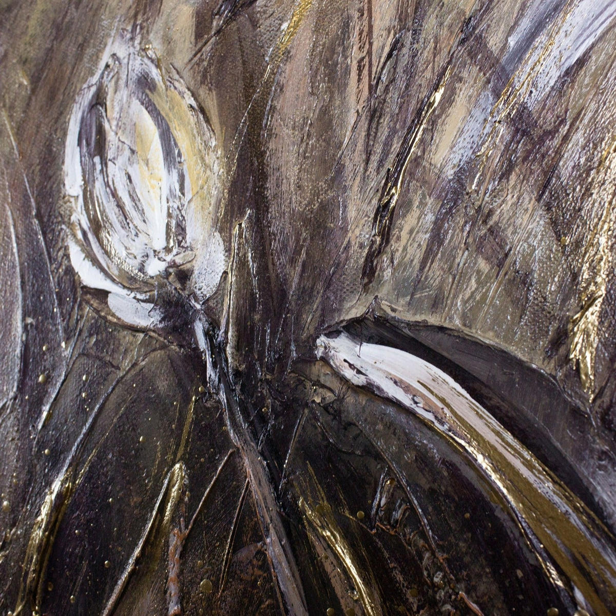 GEMÄLDE Gänseblümchen auf Keilrahmen 140x70 cm - Weiß, Holz (140/70cm) - YS-art gallery
