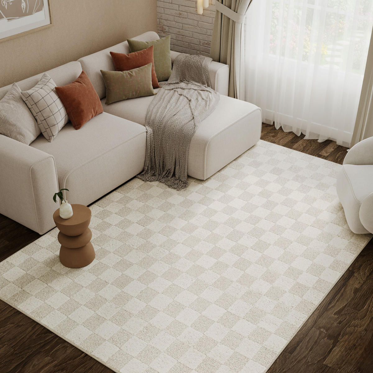 TEPPICH TERRA Creme 200/300 cm - Creme, Textil (200/300cm) - Tapiso