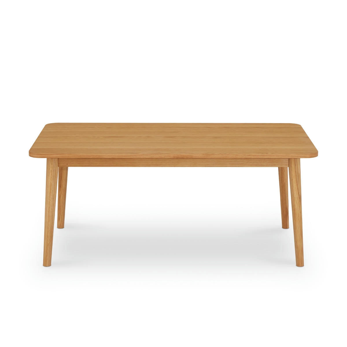 COUCHTISCH rechteckig Eiche massiv 70/125/52 cm - Eichefarben/Braun, Holz/Holzwerkstoff (70/125/52cm) - Furnhouse