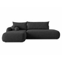 ECKSOFA Neto, Seite: Links - Schwarz, Holz/Kunststoff (300/187cm) - Sofnet