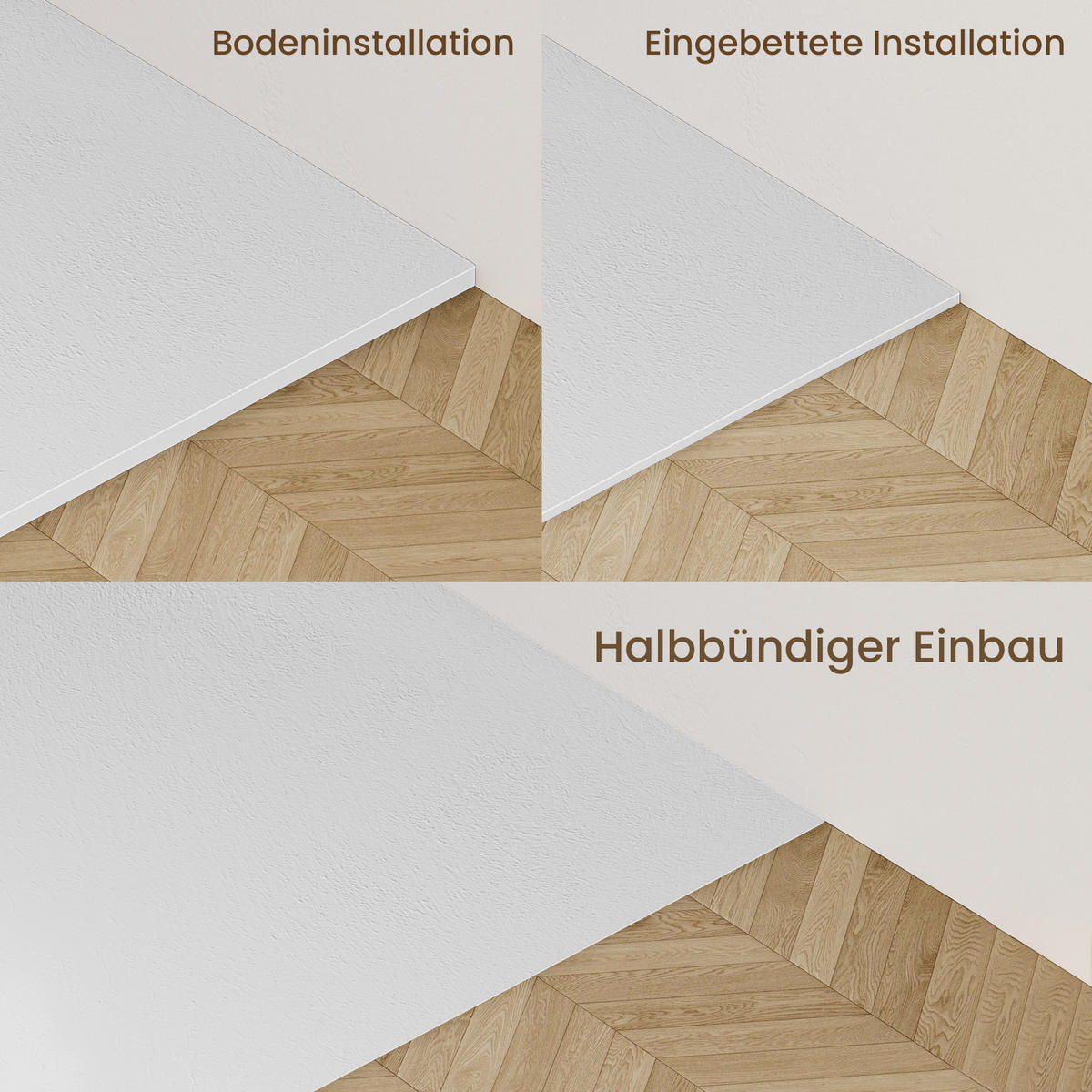 DUSCHWANNE mit rutschhemmender Oberfläche Weiß 90/90 cm - Weiß, Naturmaterialen (90/2.6/90cm) - EMKE