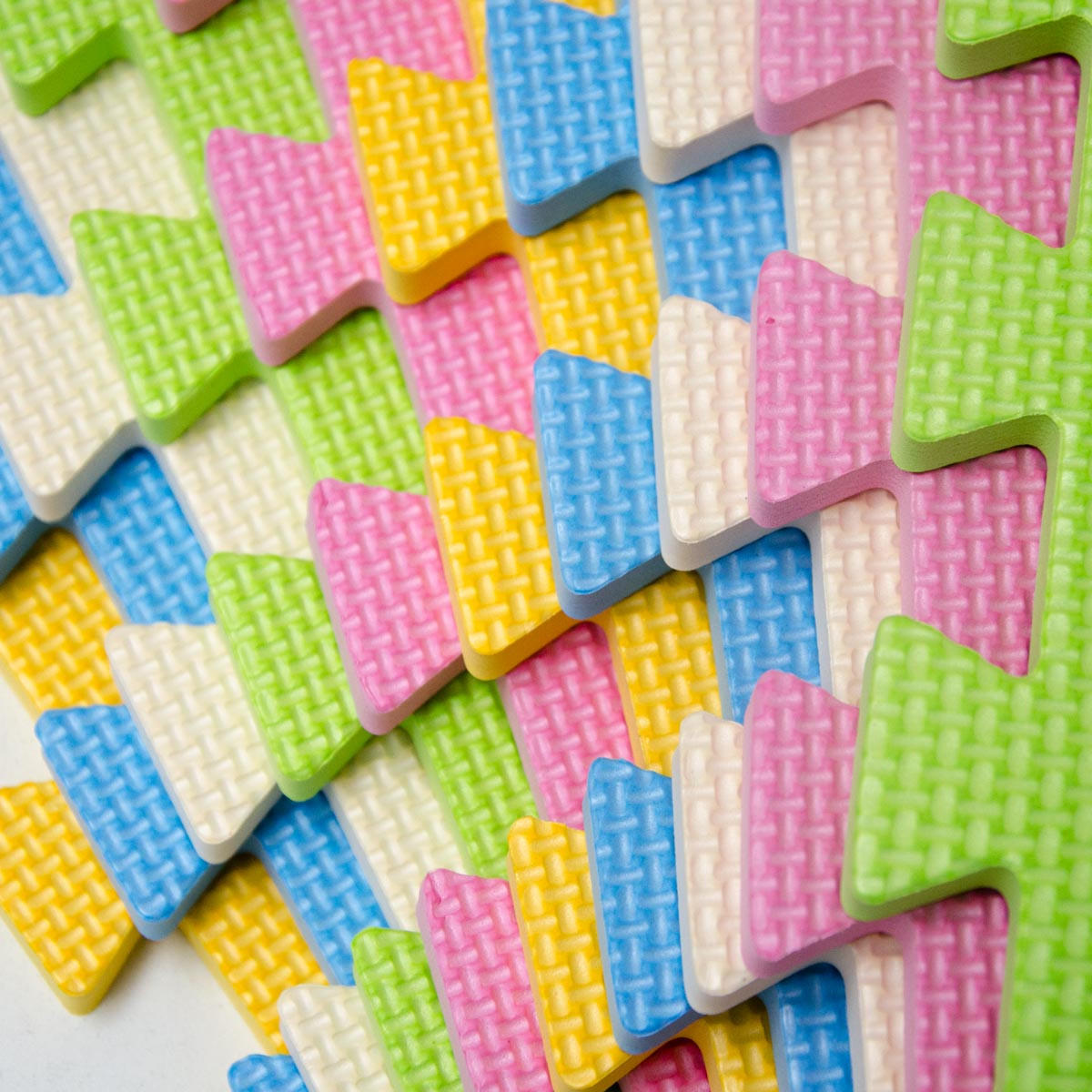 SPIELMATTE ab Null - 90 cm Baby Puzzlematte Bunt - Multicolor, Kunststoff (30/30cm) - Littletom
