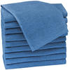 GÄSTETÜCHER, 10er-Set, 30x50 cm, 100% Baumwolle, Blau - Dunkelblau, Textil (30/50cm) - Zollner
