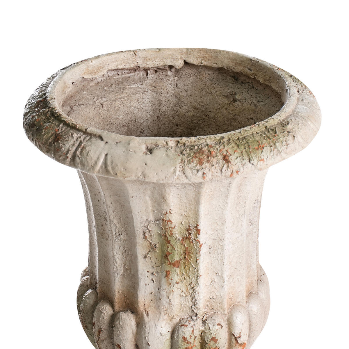 BLUMENKÜBEL Beige Larisa - Beige, Naturmaterialien (43cm) - Beliani