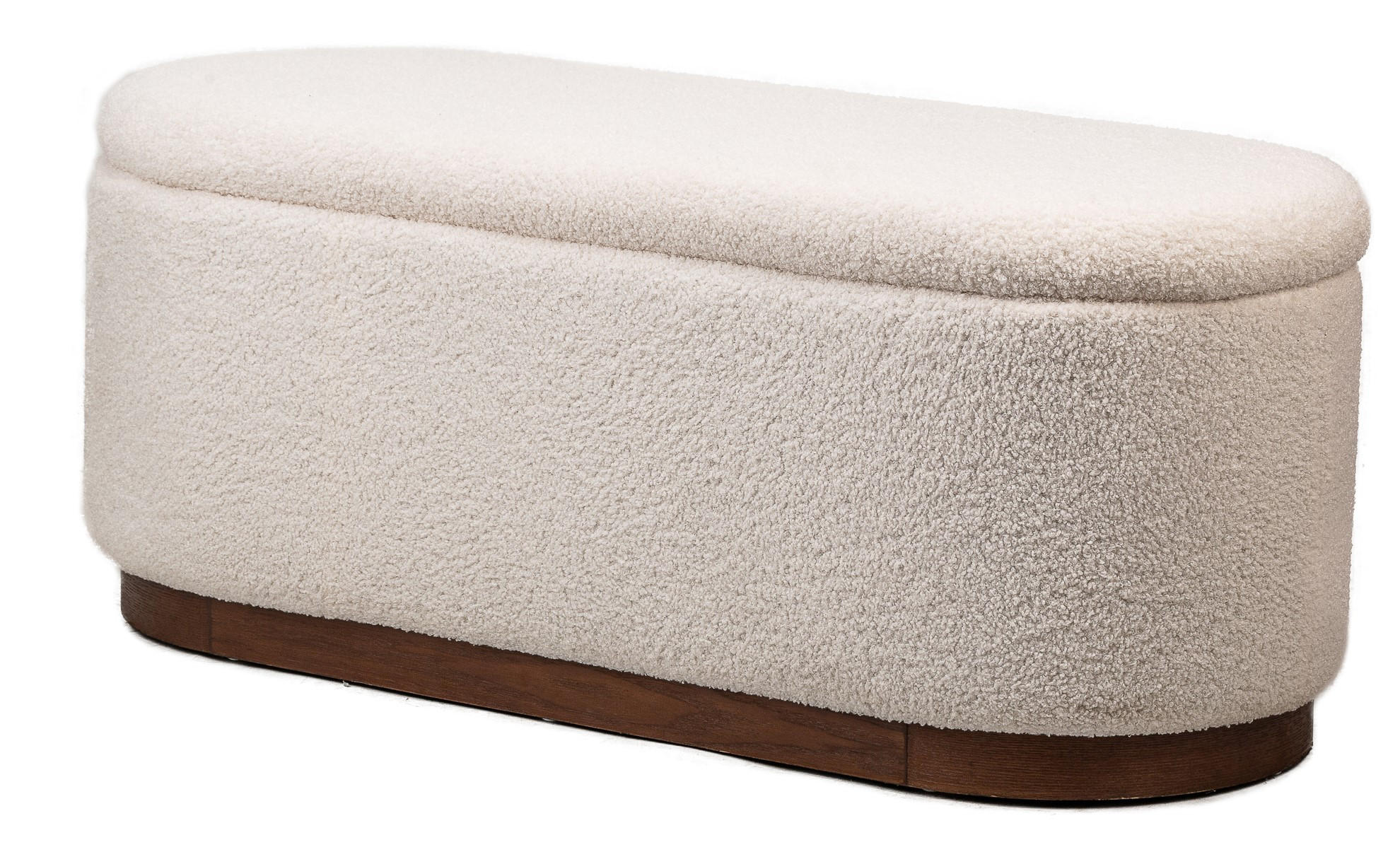 SITZBANK Wolle Weiß - Weiß, Textil (100/40/40cm) - Nordlys