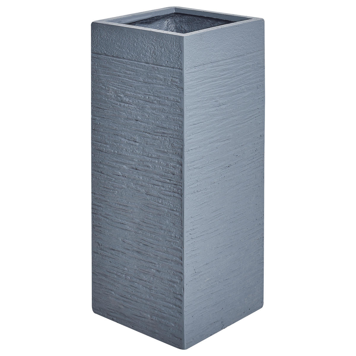 BLUMENTOPF Grau Dion - Grau, Naturmaterialien (60cm) - Beliani
