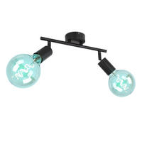 LED DECKENLEUCHTE MARTHA Metall Schwarz - Schwarz, Metall (30/8/15.5cm) - Globo Lighting