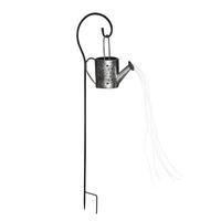 LED AUSSENLEUCHTE Solar Gießkanne Silber - Silberfarben, Metall (10/10/94cm)