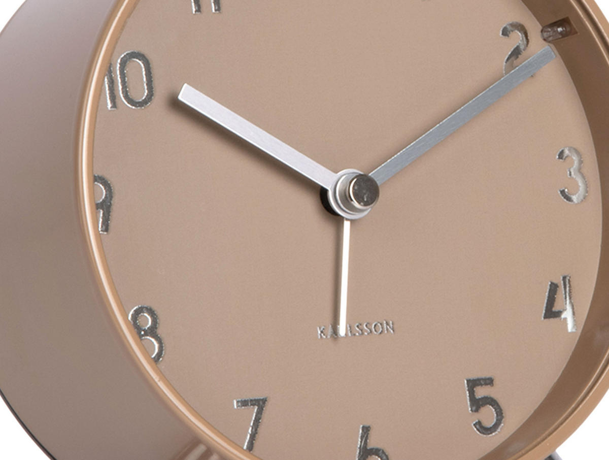 WECKER Cadiz Elan - Braun - 12/11 cm - Braun, Metall (12/11/12cm) - Karlsson